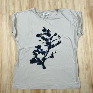 Dedicated the Label Floral Women's T Shirt Short Sleeve Small Organic Cotton